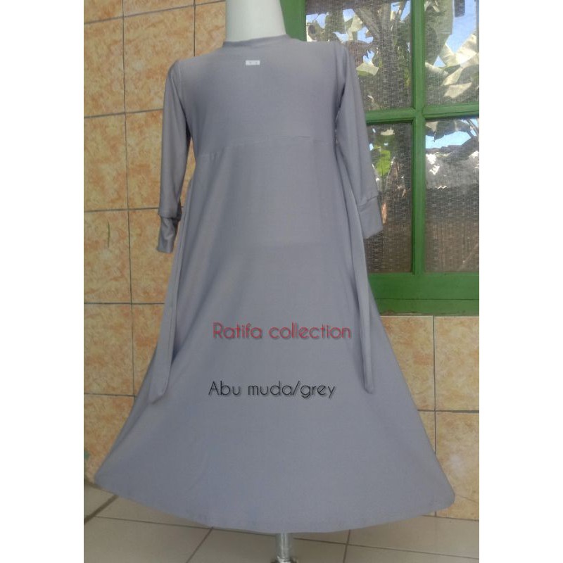 Gamis Jersey Anak Umur 9-10Thn/Baju muslim anak/pkaian muslim || By ratifa collection