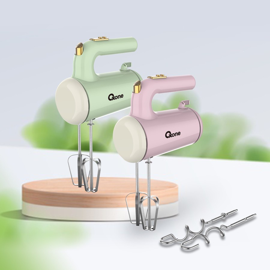 OXONE CUTE HAND MIXER MATCHA GREEN / SAKURA PINK OX-203