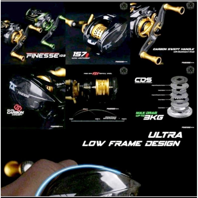 Reel Baitcasting seahawk finesse 103HSL