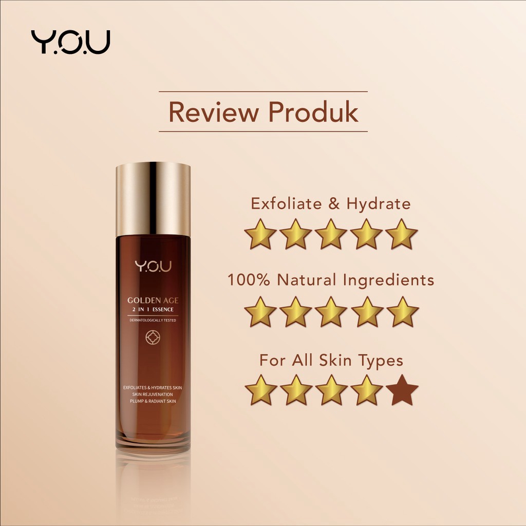 YOU Golden Age 2 in 1 Essence 100ml [1 Step for 8 skin Solutions] / Y.O.U / KIMIKO OFFICIAL