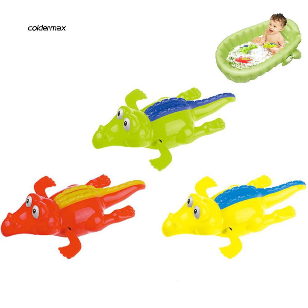 Mainan Mandi Bentuk Kartun Hewan Buaya Untuk Bayi Anak