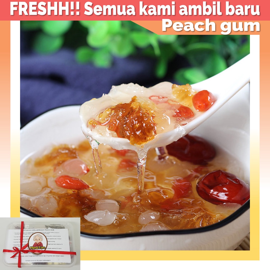 

Peach Gum Dessert Herbal Mama Tjen Paket Komplit