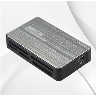 Card reader writer rexus Sd-Cf-Tf-Ms-Xd-Micro ms 6 slot usb 2.0 rxc-208 - Pembaca kartu memory