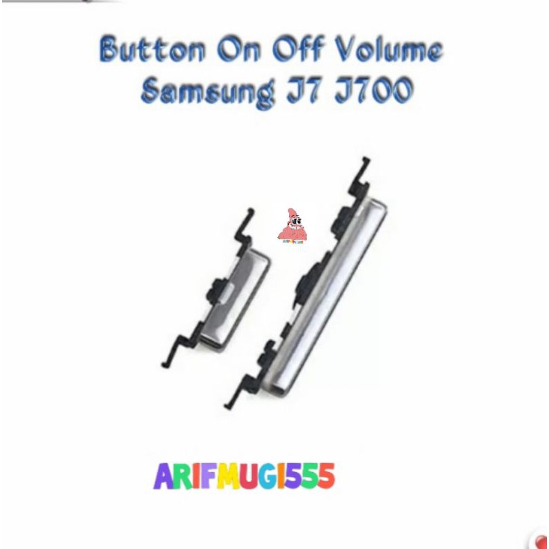 Tombol Button on off Volume Luar Samsung J7 J700 2015 Original
