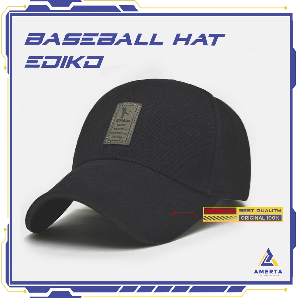 Topi Baseball Golf Logo Ediko Sport Fashion