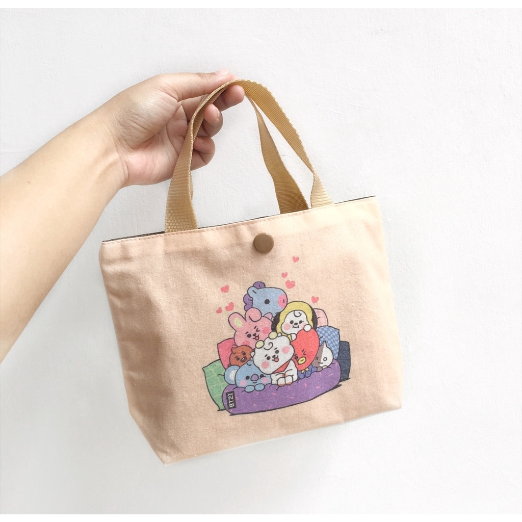 Mini totebag belacu custom fullcolor print (Minimal order 10 pcs)