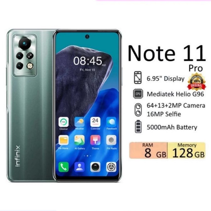 INFINIX NOTE11 PRO NOTE 11 PRO NOTE11PRO RAM 8 128 8GB 128GB 8/128 RAM8 ROM128 GARANSI RESMI INDONES