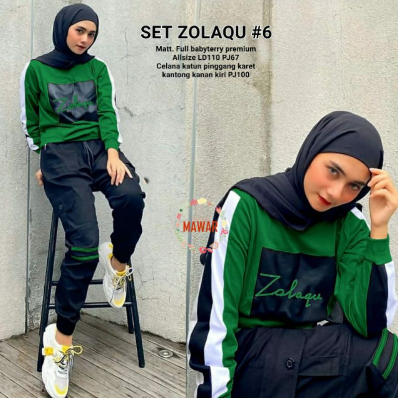 set zolaqu#6 original mawar