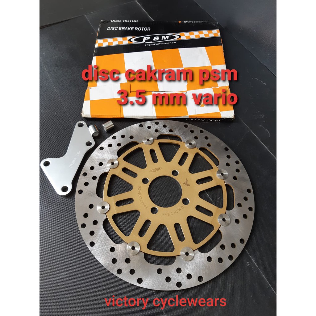 DISC BRAKE PIRINGAN CAKRAM PSM VARIO 110 ATAU  VARIO LAMA / MIO LAMA/SUZUKI SPIN 125 . 300mm/SUPRA X