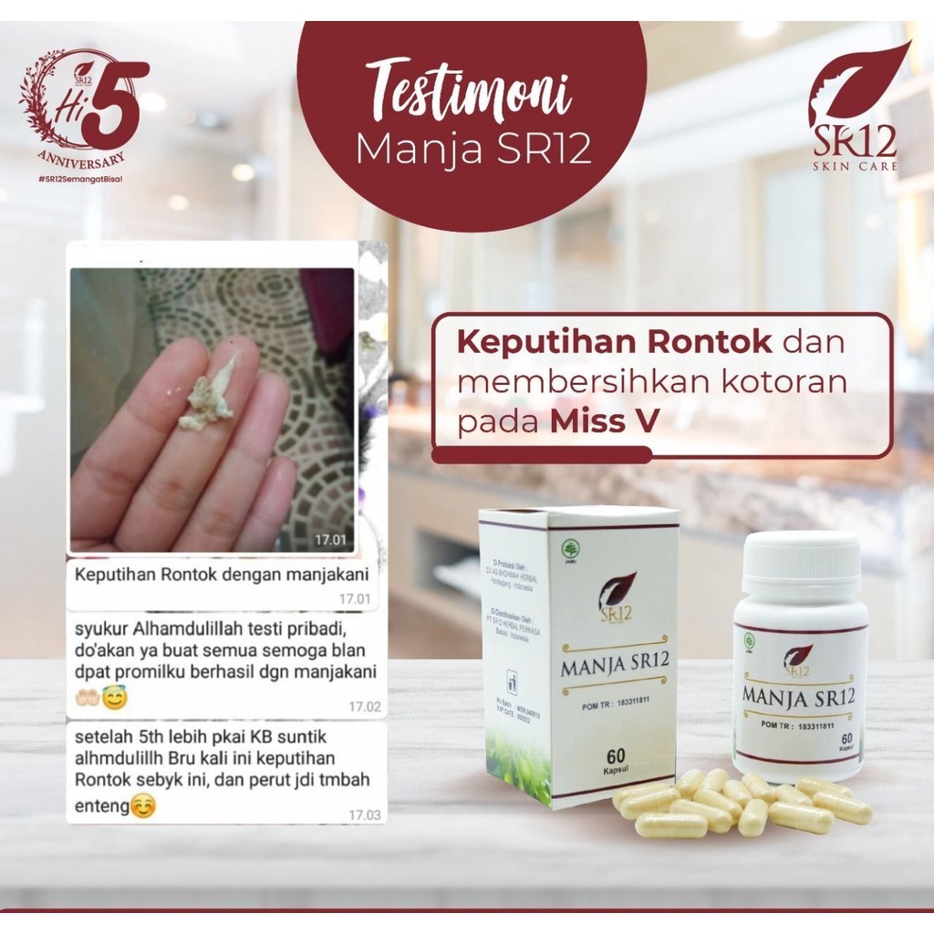 OBAT KISTA MIOM HERBAL SR12 MANJAKANI Majakani Original Aceh Menyembuhkan Miss V Aman BPOM BLILA