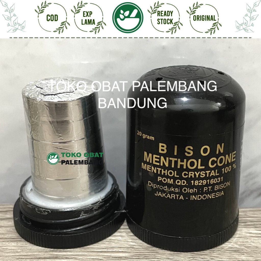 BISON MENTHOL CONE 20 gram BISON MENTOL BESAR BISON MENTHOL AA PILEK SESAK NAFAS HIDUNG TERSUMBAT IN