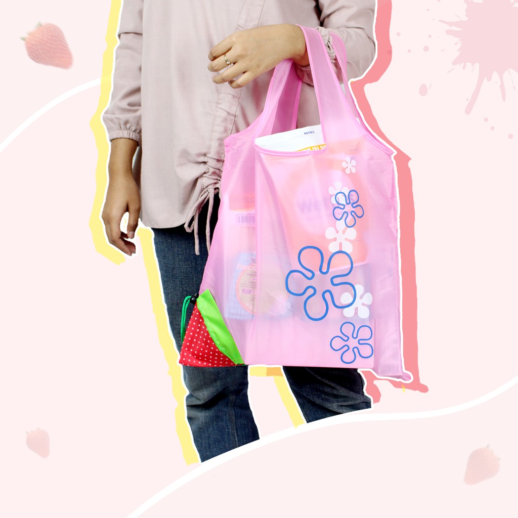 Tas Belanja Jinjing / Strawberry Shopping Bag G004