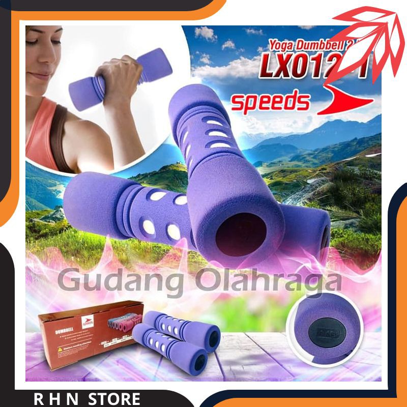 R9 Dumbell Speeds Original 2Kg/Pair - Barbel Foam Busa Speeds 2 Kg/Pair