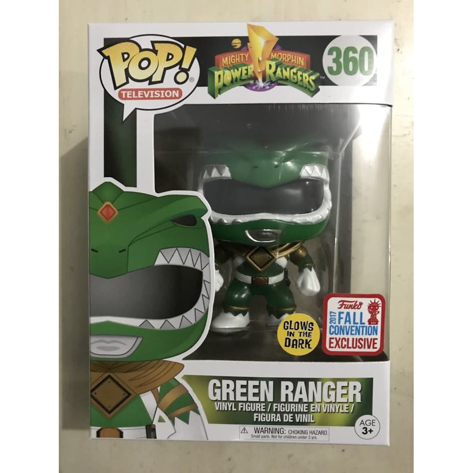 green ranger glow in the dark pop