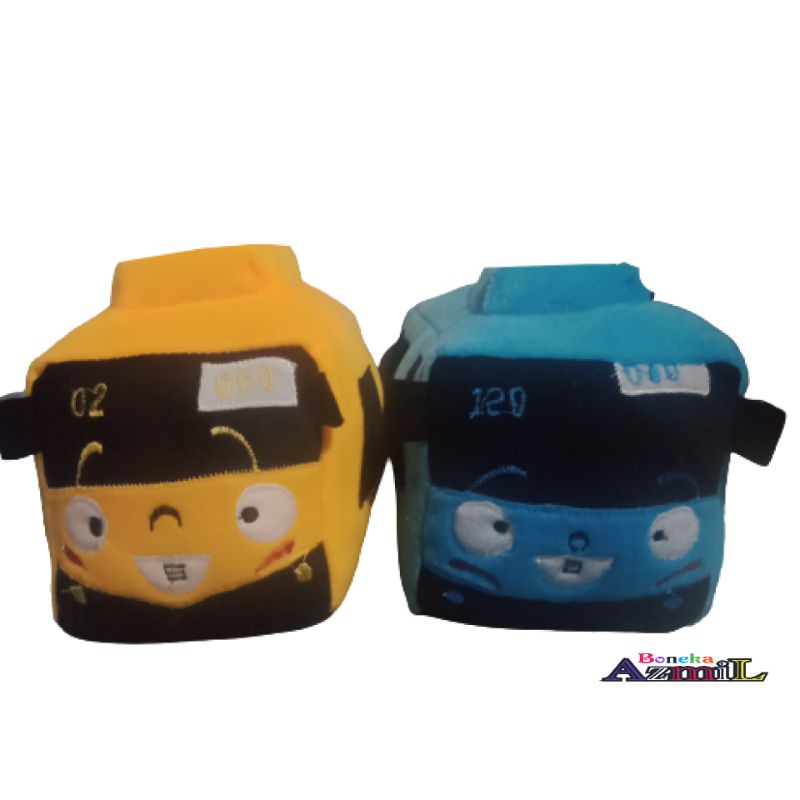 Boneka bus tayo size s ukuran 20 cm