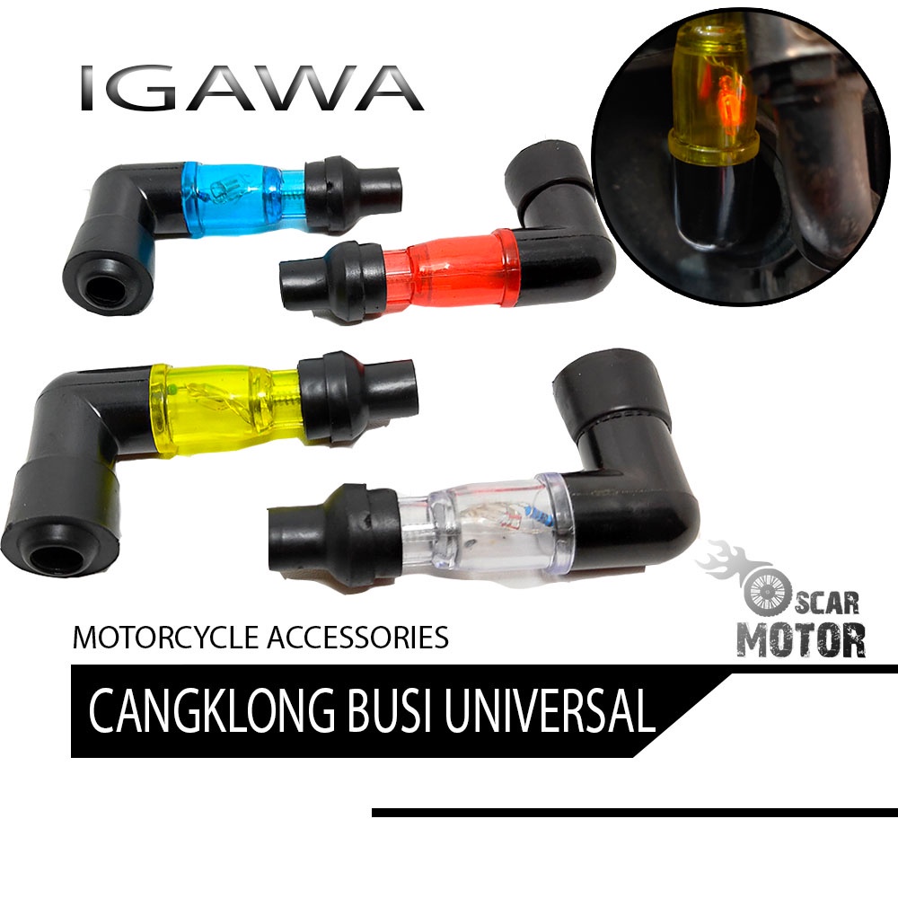 TUTUP BUSI LAMPU NYALA CANGKLONG COP UNIVERSAL MOTOR BEBEK NEW VARIASI motor