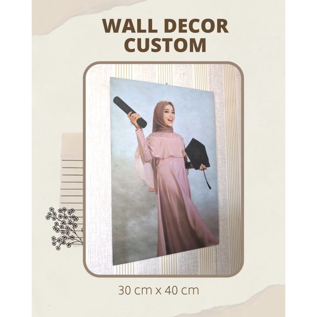 PAPAN MDF 8mm || Hiasan Dinding Custom || Wall Decor Custom [30*40]