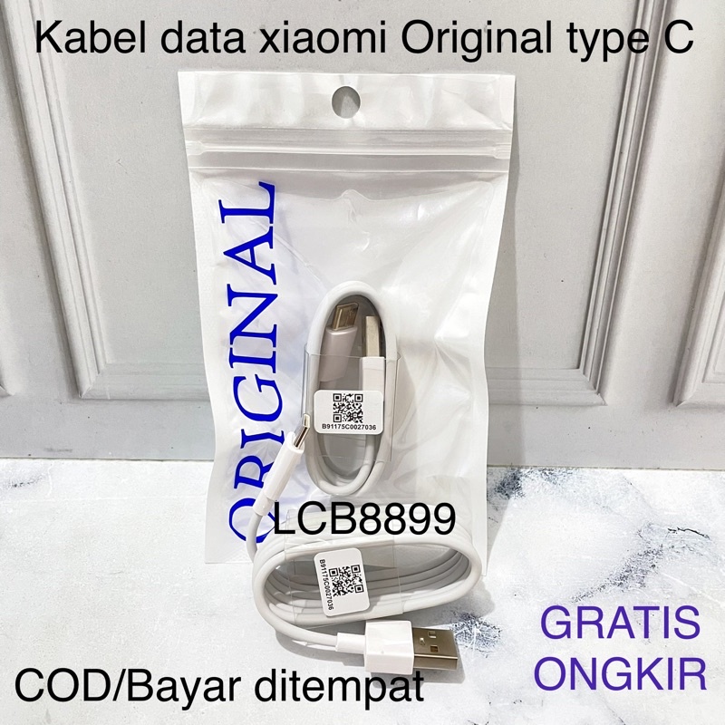 Kabel data xiaomi Original Type C