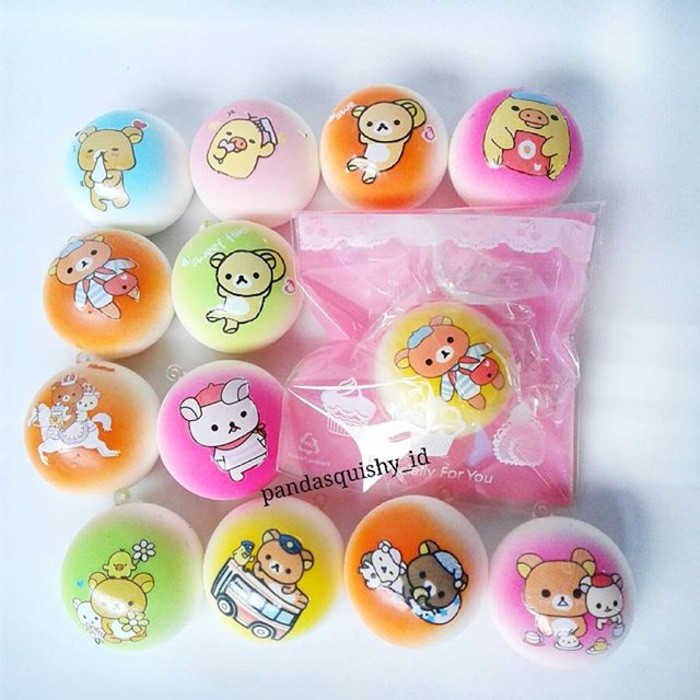 Termurah Squishy Mini Rilakuma Emoji - Squishy Mini Slow Murah