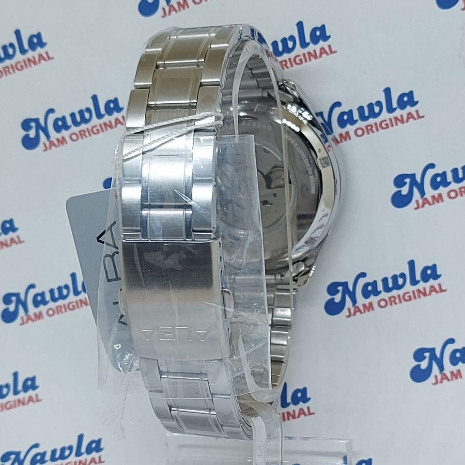 Alba Automatic AL4153X1 Analog Silver Dial - Jam Tangan Pria AL4153