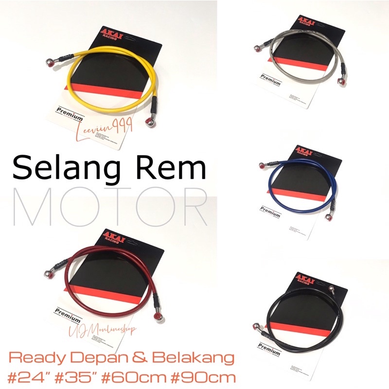 selang rem akai selang rem cakram akai racing premium selang rem depan belakang akai