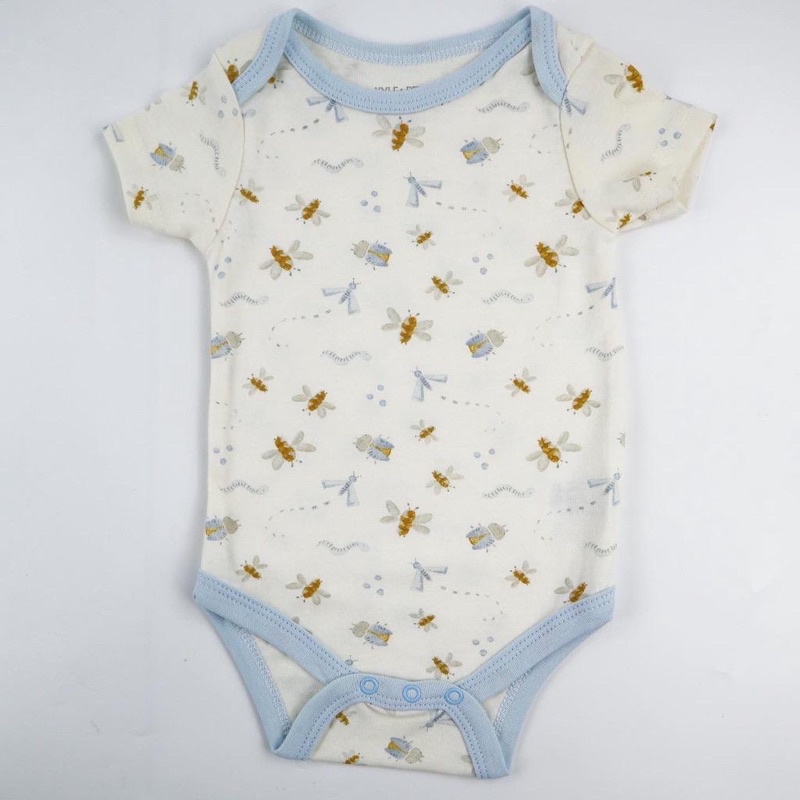 BABY K2- BABY BODYSUIT  ISI 5 PCS  MOTIF DADDY'S LOVE BUG KODE 00033