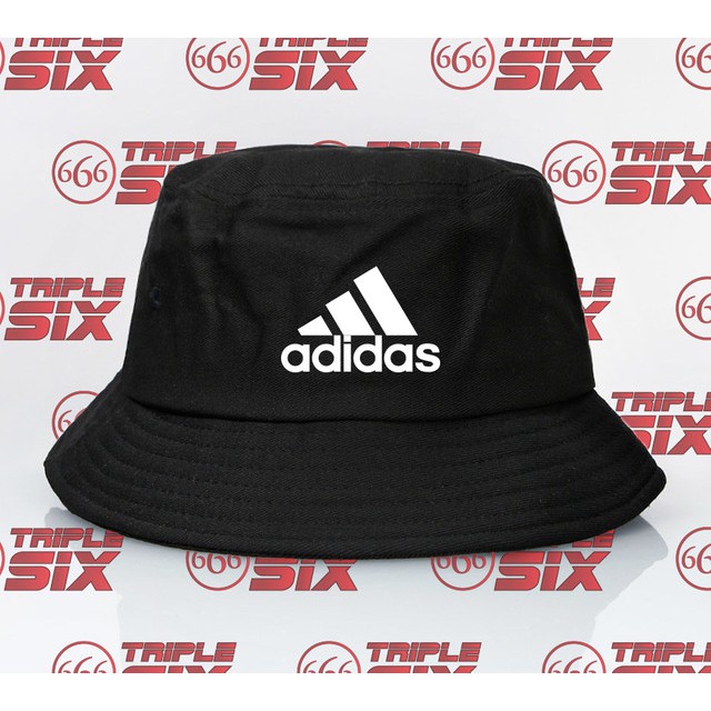 Topi Bucket Adidas logo