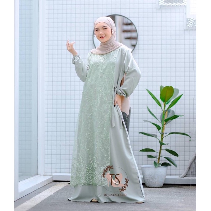 Baju Wanita TERMURAH Gamis Axelin Maxy