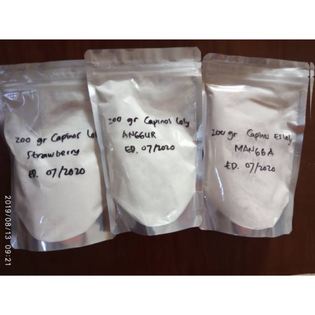 200 gram (repacking) bubuk es loli Capinos / Capinos Es Loli / kemasan hemat capinos es loli