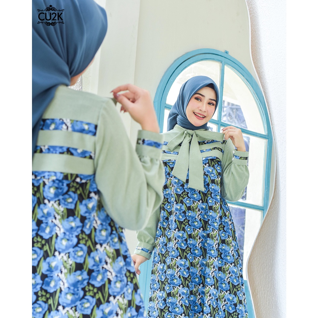 TAZANNA DRESS CU2K | GAMIS WANITA MUSLIMAH | FASHION TERBARU | GAMIS MOTIF