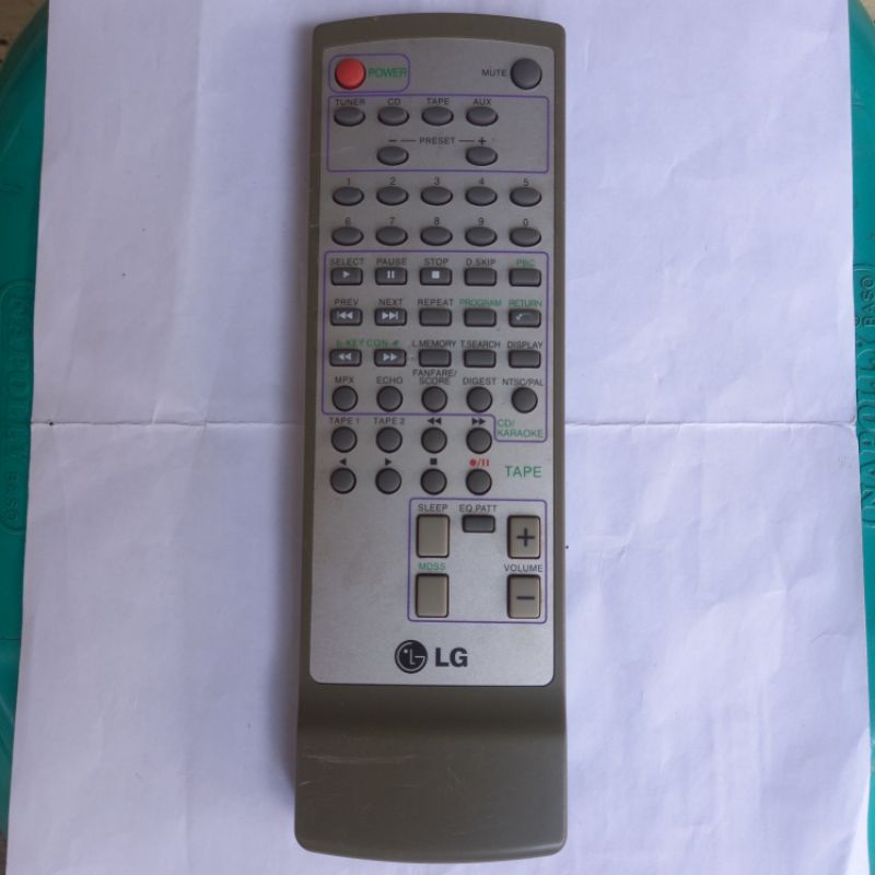 Remote Tape Compo LG Original .