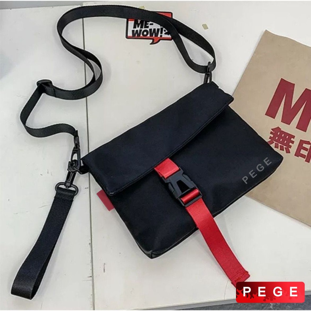 Tas Selempang Bahu Kasual Tas Korea Slingbag Bahu Pria Wanita Unisex - PG 8893