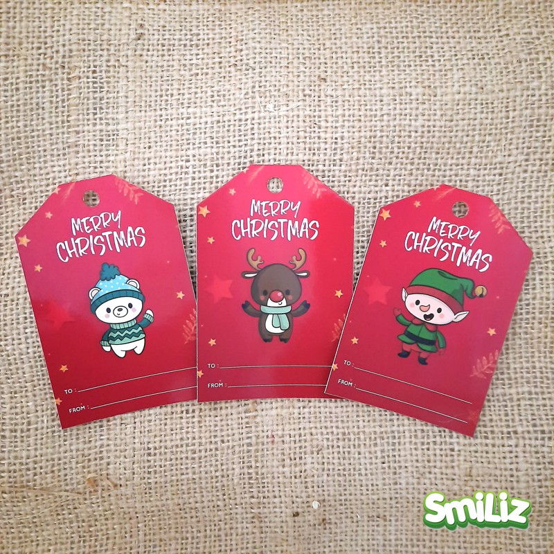 

Label Hang Tag | Kartu ucapan gantungan : Natal Christmas Lucu & Unik 4