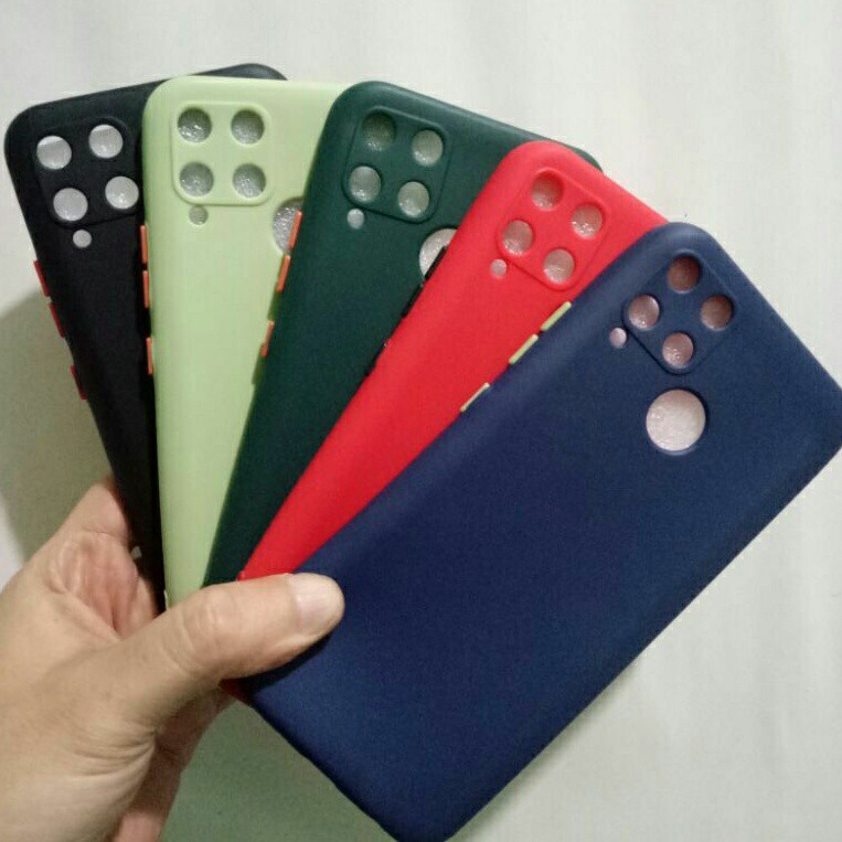 CASE BABY SKIN MACARON + PROTECT CAMERA REALME NARZO 30A SOFTCASE - FA
