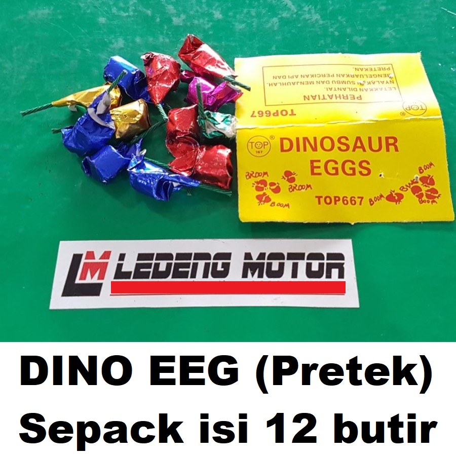 Dino Egg Kembang Api Pretek Telor Dinosaur Eceran Mainan Anak Aman pesta