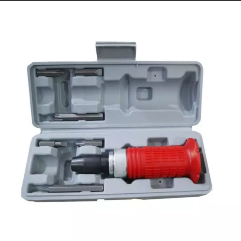 Obeng Drei Ketok  7 Set Impack Driver Gagang Karet