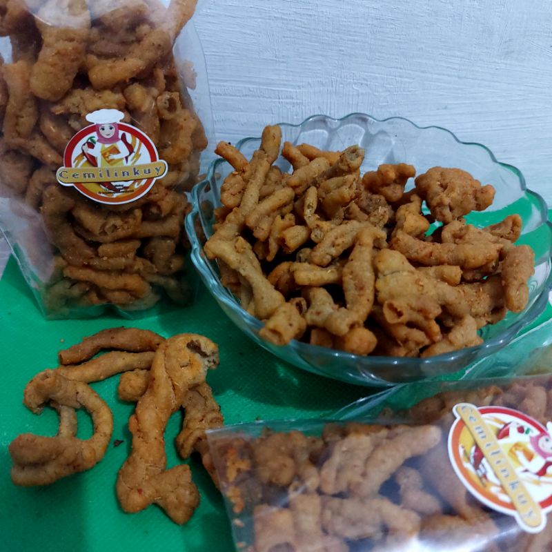 

Usus pedas,Usus krispi pedas,Cemilan viral
