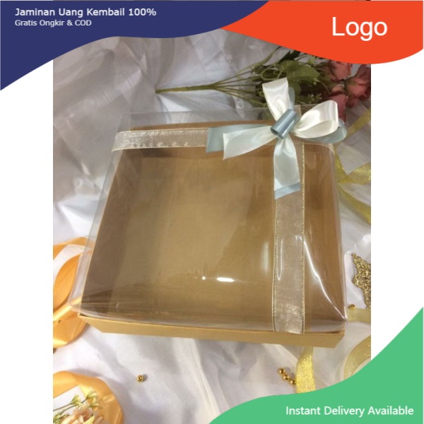 

kotak kado - kotak kue - box 22x22x6x8