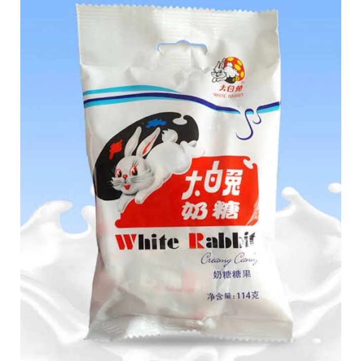 

Permen Susu White Rabbit ~ Permen Kelinci NON HALAL ~ Permen Jadul