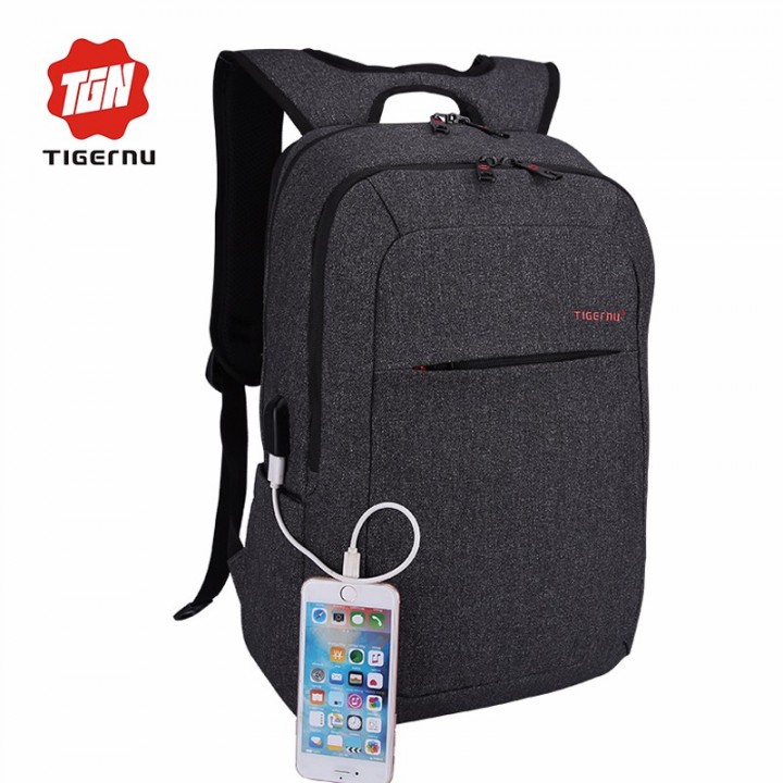 Tas TIGERNU T-B3090A Updated USB 15.6 Inch - Anti Theft - Black