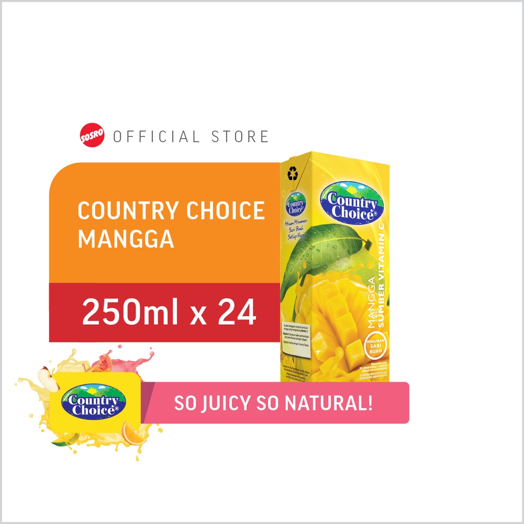 

Country Choice Mango 250 ML isi 24pcs