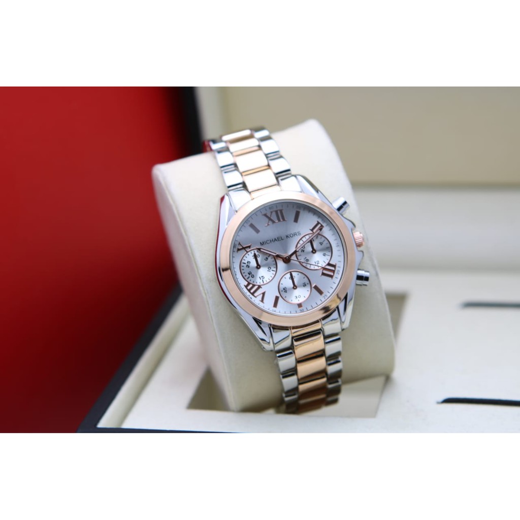 JAM TANGAN WANITA CEWEK FASHION MK CHRONO OFF