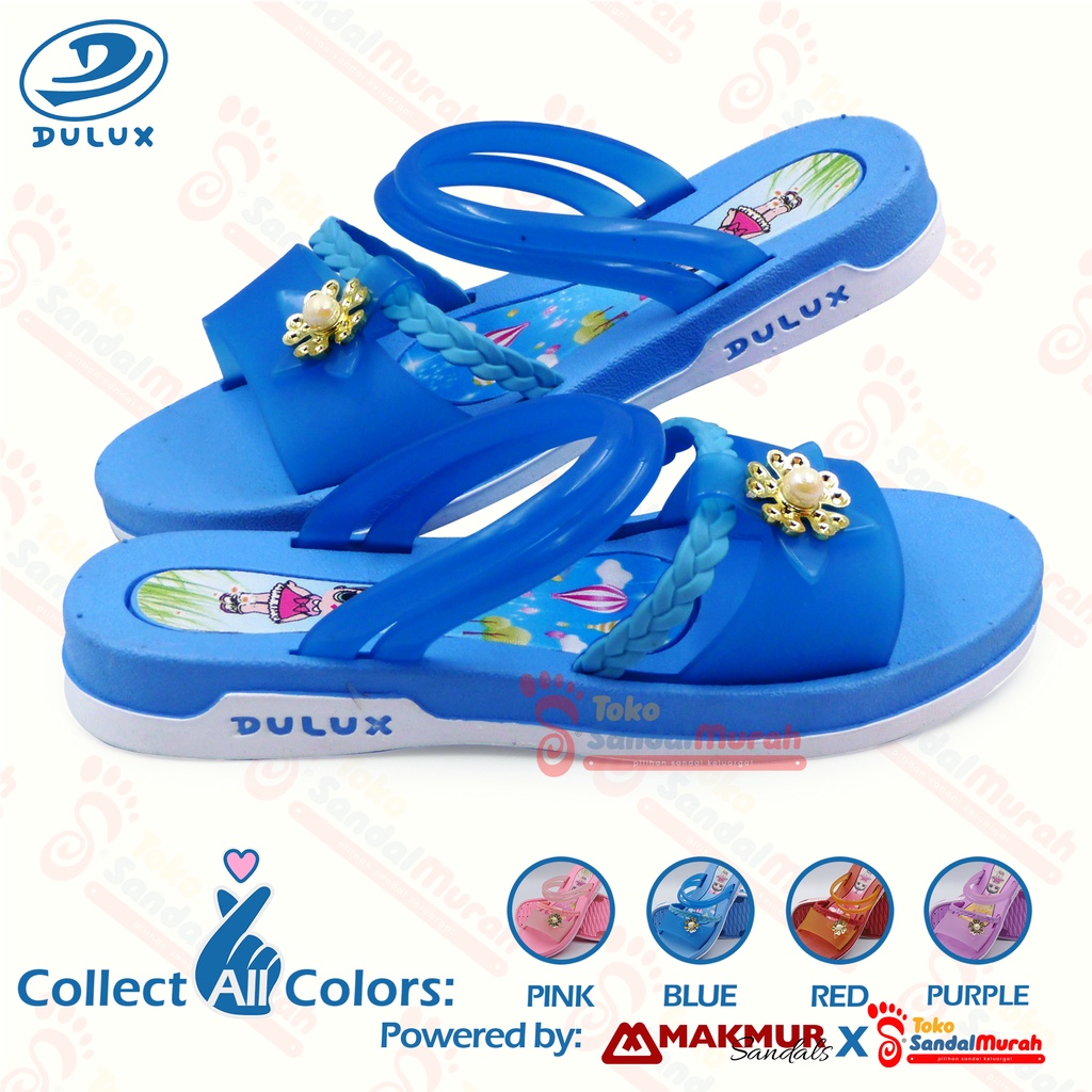 Toko Sandal Murah - Sandal Slop Perempuan Kekinian sandal karet / Elastis / Empuk  ( TK Sandal Murah LDS 02 CQ 062 )