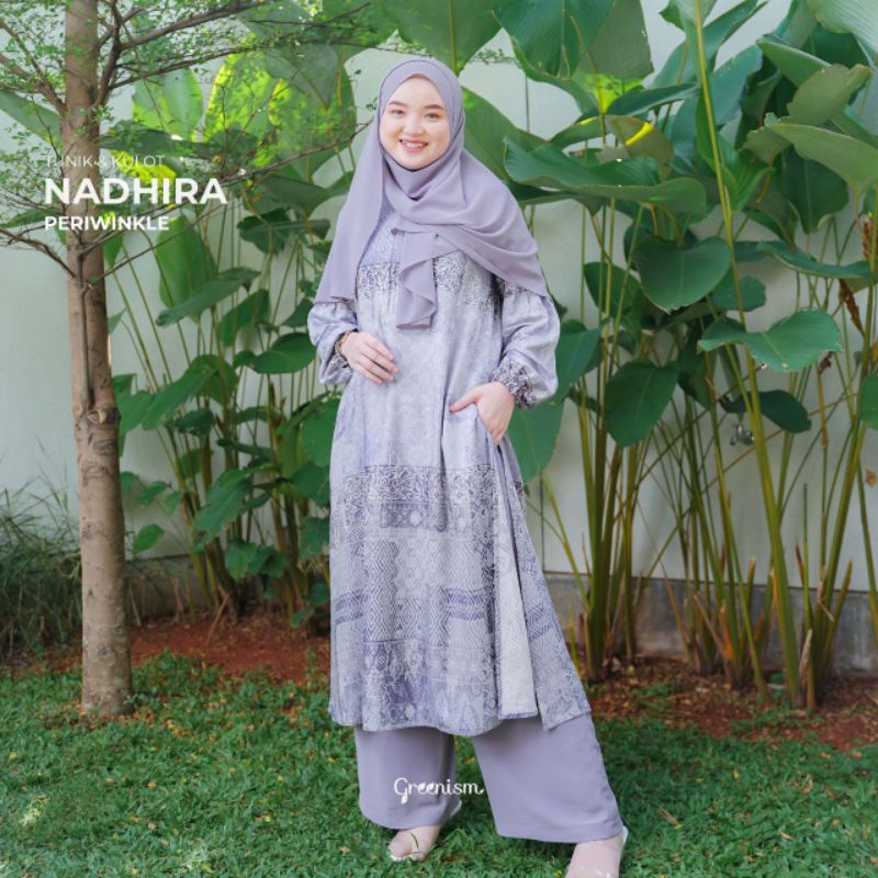 TUNIK NADHIRA  DAN KULOT BY GREENISM