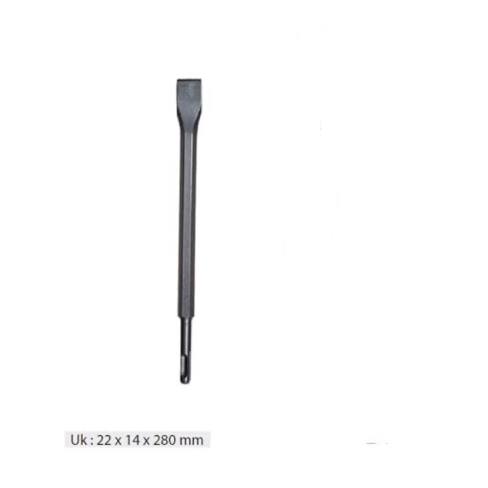 MATA BOR BETEL SDS 280MM papak flat CHISEL BOBOK SDS PLUS PAHAT gepeng