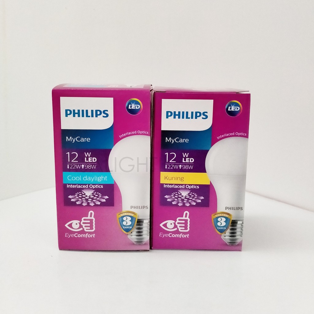 Lampu Bohlam LED Philips 12 Watt 12W