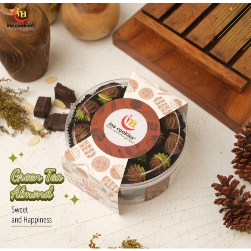 

Green Tea Almond Ina cookies.reguler