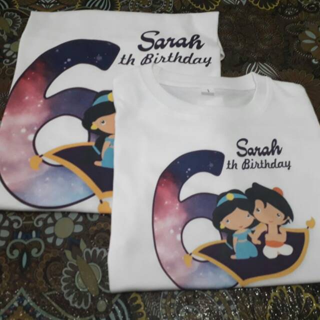 Kaos Aladin Ultah Family | Kaos Couple Family | Kaos Couple Murah