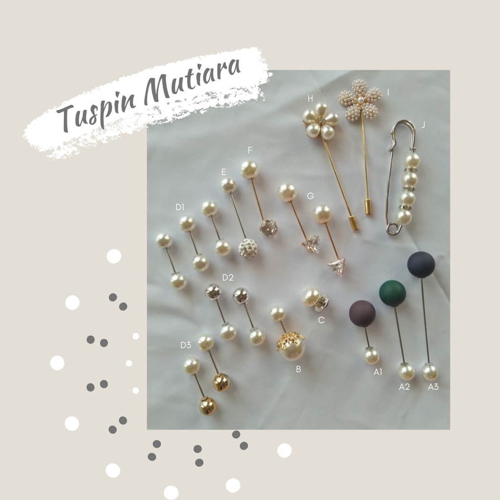 Tuspin Mutiara | Peniti Jilbab Mutiara