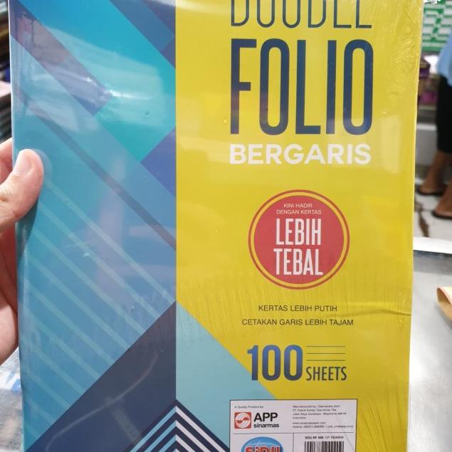 

✪ Kertas double folio garis Sidu 100lbr ➨